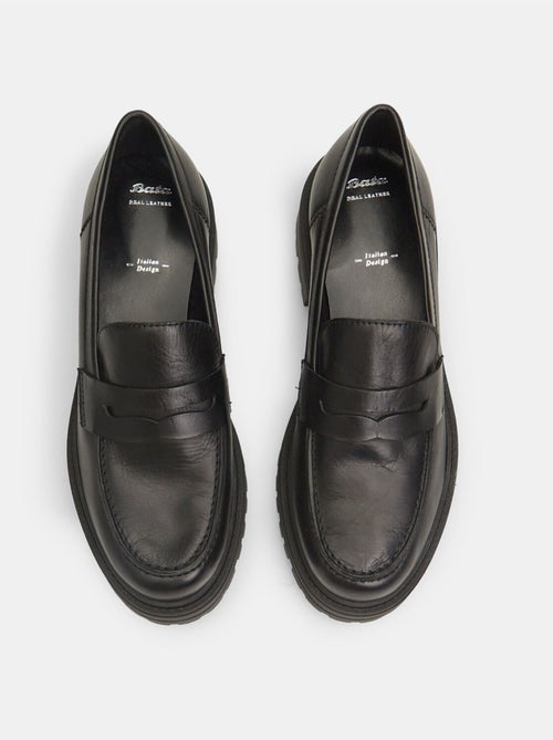Mocassins en cuir BATA - Kiabi
