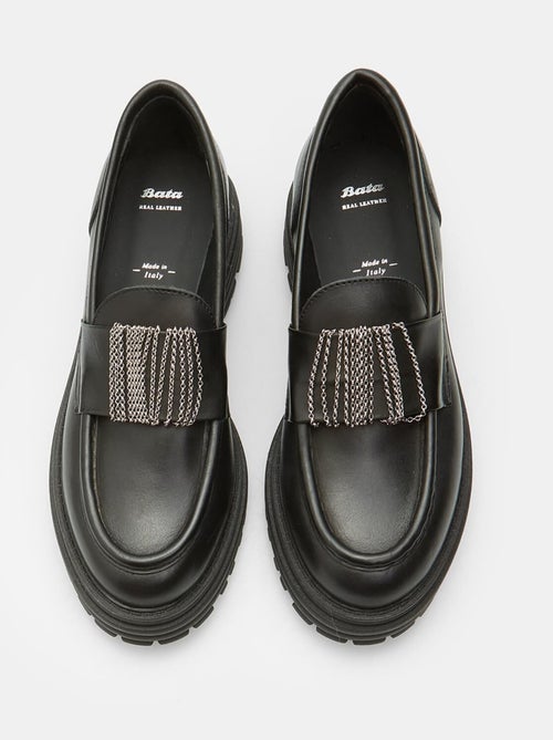 Mocassins en cuir  BATA - Kiabi