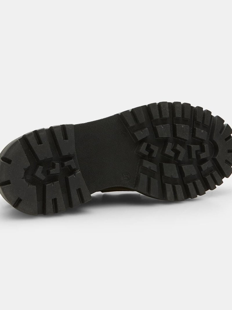 Mocassins en cuir  BATA Noir - Kiabi