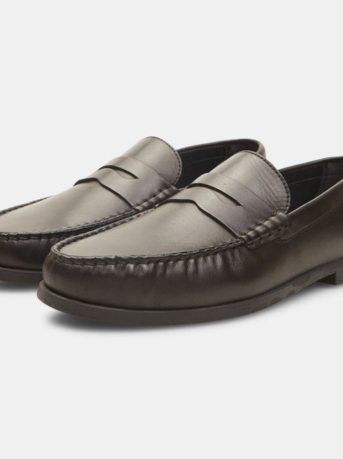 Mocassins en cuir BATA - Kiabi