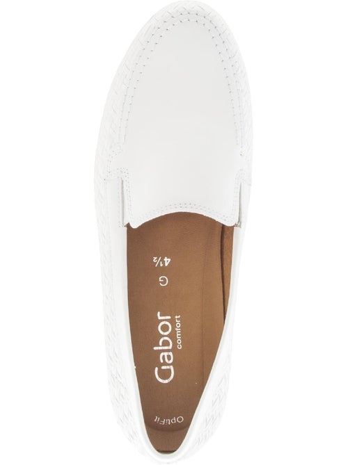 Mocassins  en cuir - Kiabi