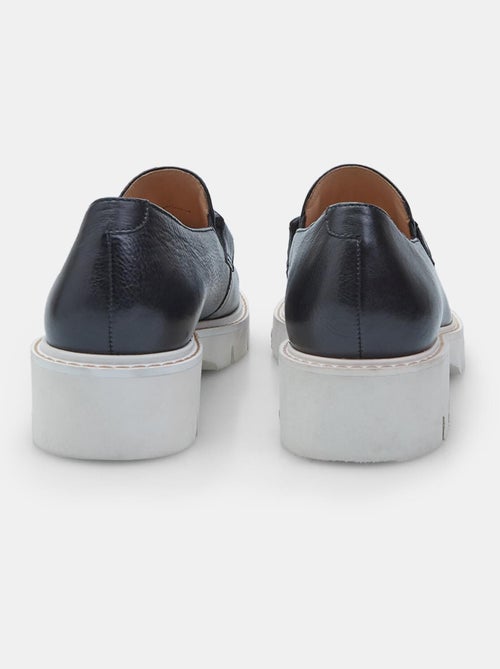 Mocassins en cuir comfortables avec accessoire BATA - Kiabi