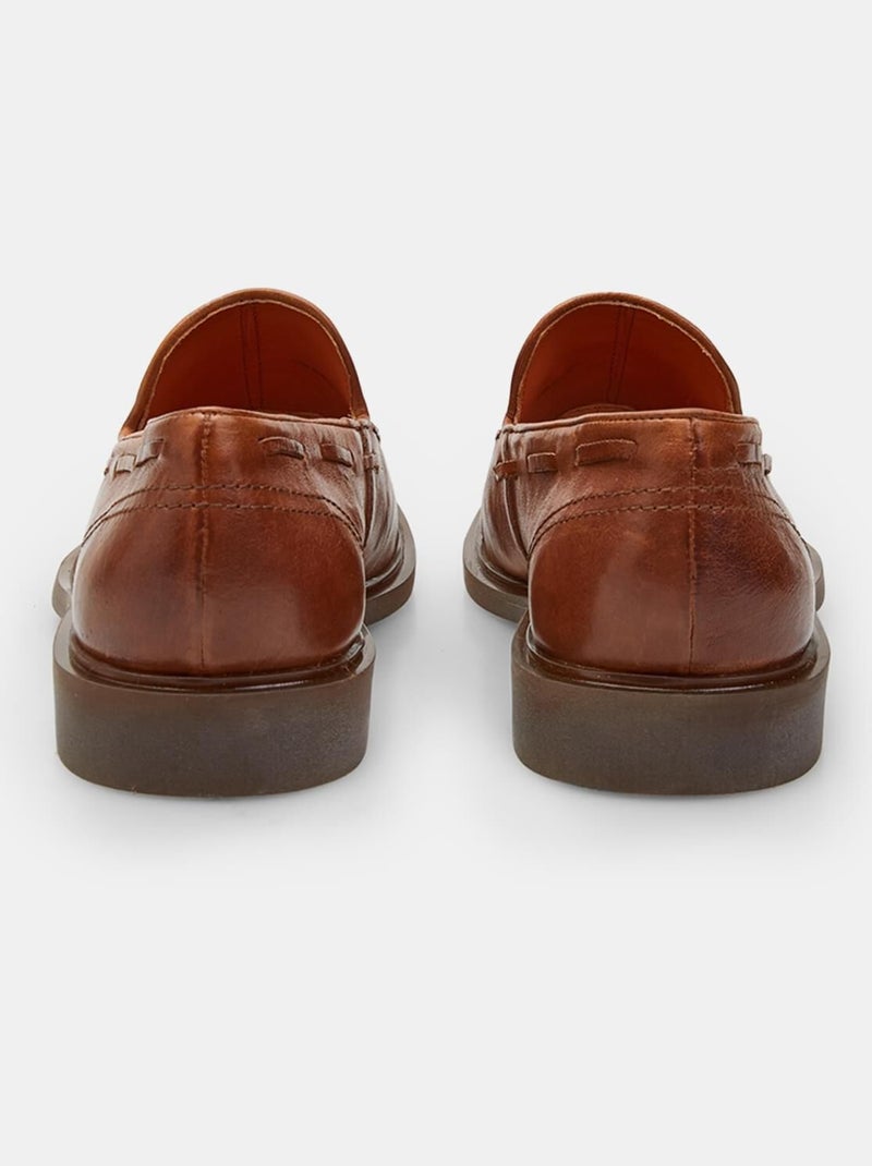 Mocassins en Cuir élégants confortables  BATA Bronze - Kiabi