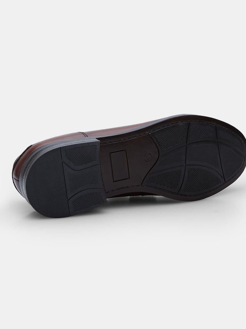 Mocassins en cuir élégants confortables  BATA Marron - Kiabi