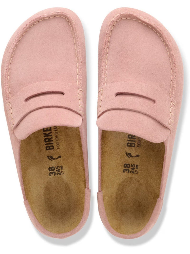 Mocassins en Cuir et Suede Birkenstock Rose - Kiabi