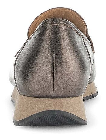 Mocassins en cuir lisse