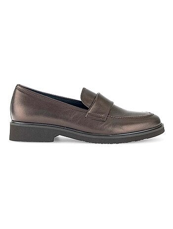Mocassins en cuir lisse
