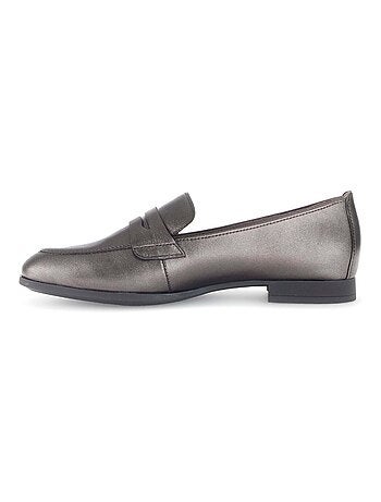 Mocassins en cuir lisse