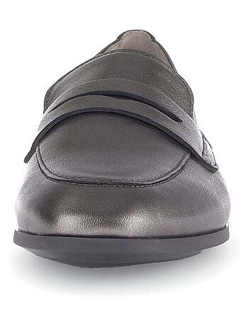 Mocassins en cuir lisse