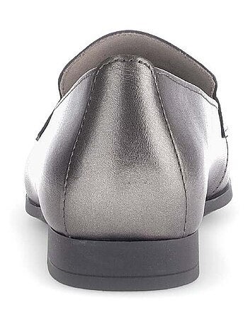 Mocassins en cuir lisse