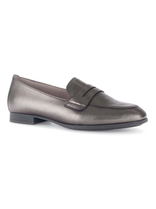 Mocassins  en cuir lisse Gabor - Kiabi