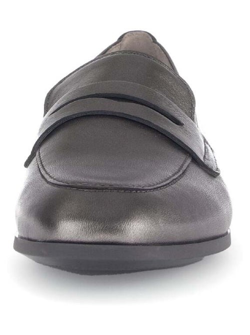 Mocassins  en cuir lisse Gabor - Kiabi