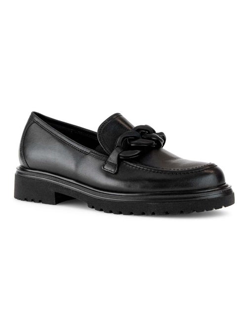 Mocassins  en cuir lisse Gabor - Kiabi