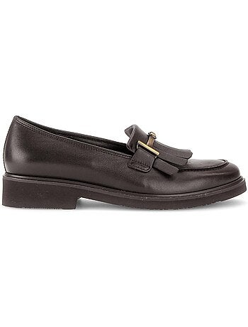 Mocassins en cuir lisse