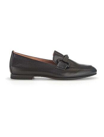 Mocassins en cuir lisse