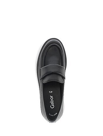 Mocassins en cuir lisse