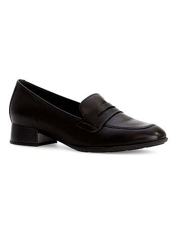 Mocassins en cuir lisse