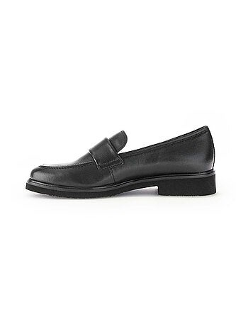 Mocassins en cuir lisse