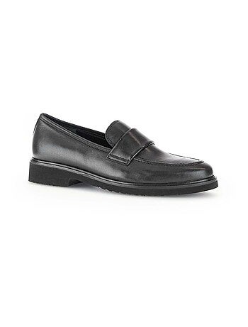 Mocassins en cuir lisse