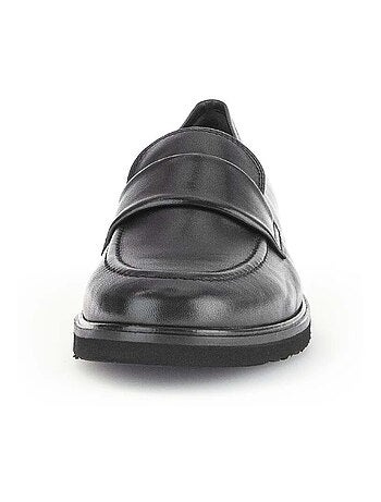 Mocassins en cuir lisse