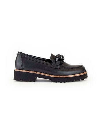 Mocassins en cuir lisse