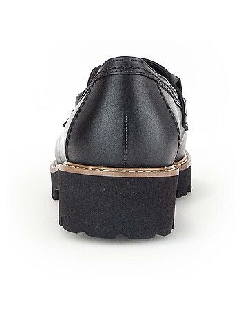 Mocassins en cuir lisse