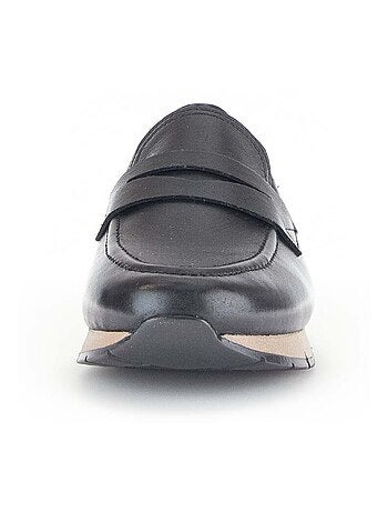 Mocassins en cuir lisse