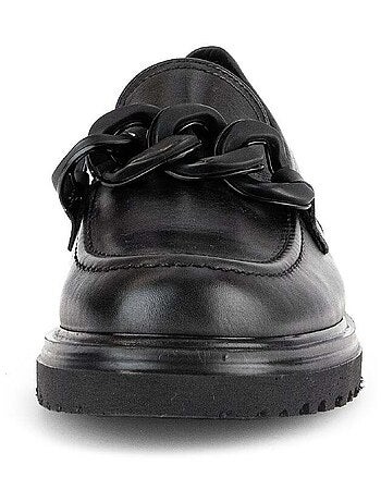 Mocassins en cuir lisse