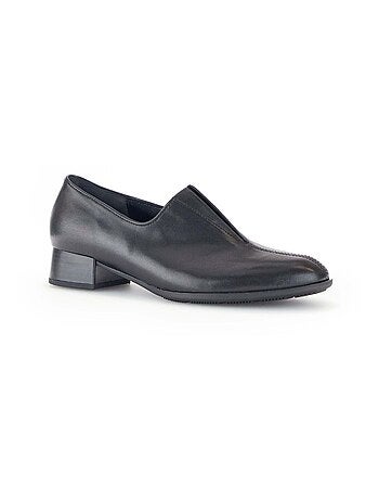 Mocassins en cuir lisse