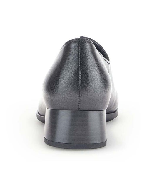 Mocassins  en cuir lisse - Kiabi