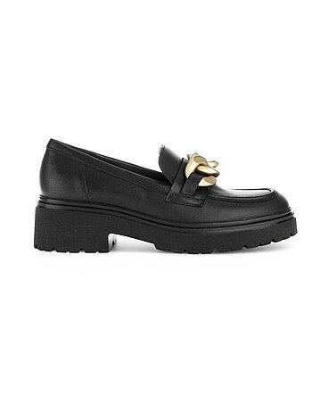 Mocassins en cuir lisse