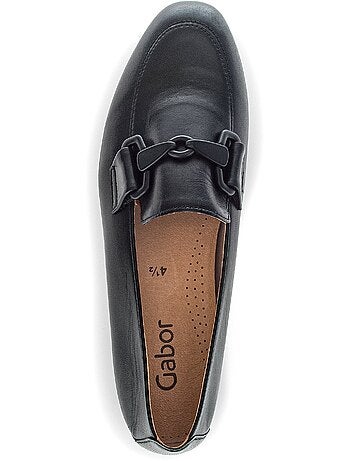 Mocassins en cuir lisse