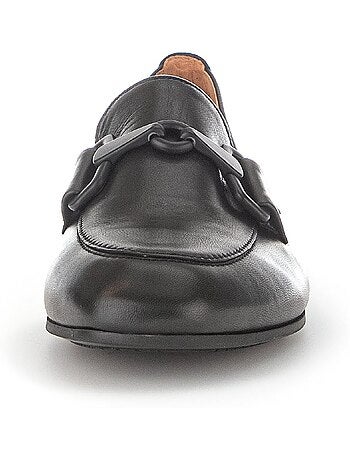 Mocassins en cuir lisse