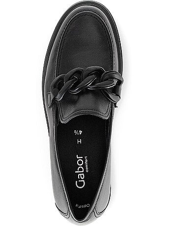 Mocassins en cuir lisse