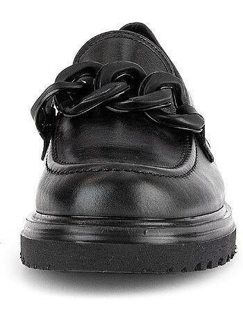 Mocassins en cuir lisse