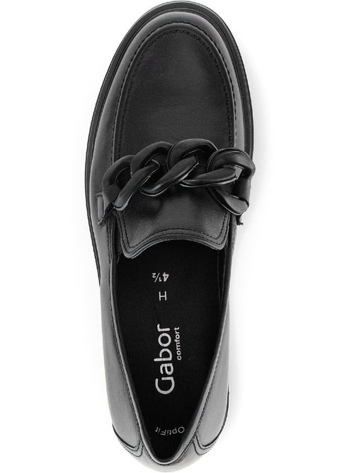 Mocassins en cuir lisse - Kiabi Mocassins en cuir lisse - Kiabi