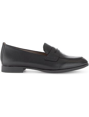 Mocassins en cuir lisse
