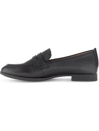 Mocassins en cuir lisse