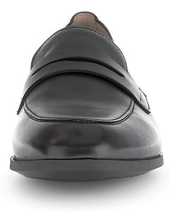 Mocassins en cuir lisse