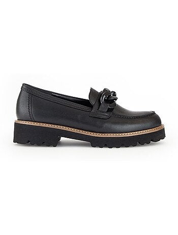 Mocassins en cuir lisse