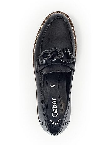 Mocassins en cuir lisse