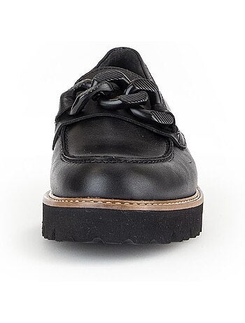 Mocassins en cuir lisse