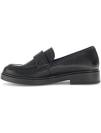 Mocassins en cuir lisse