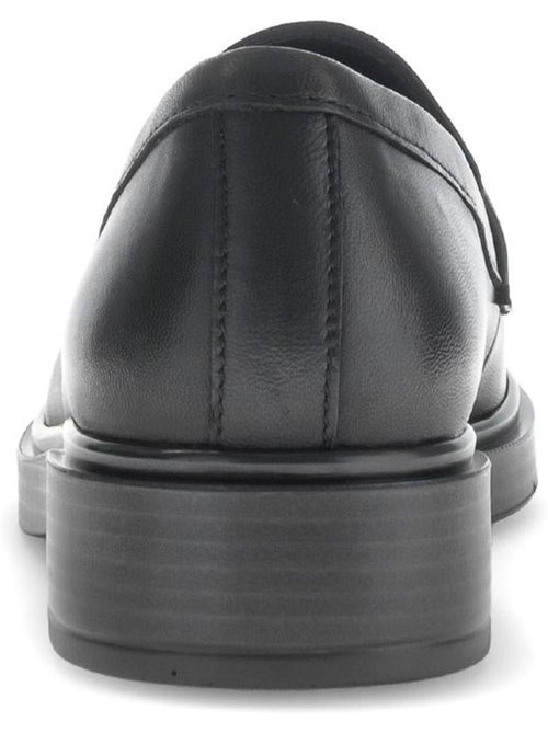 Mocassins  en cuir lisse - Kiabi