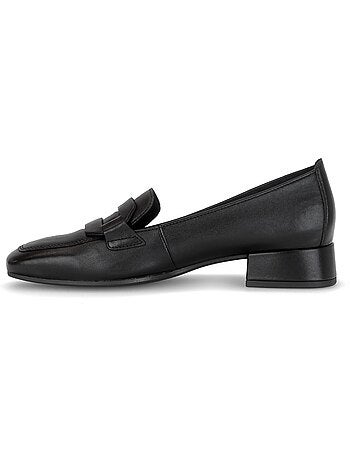Mocassins en cuir lisse