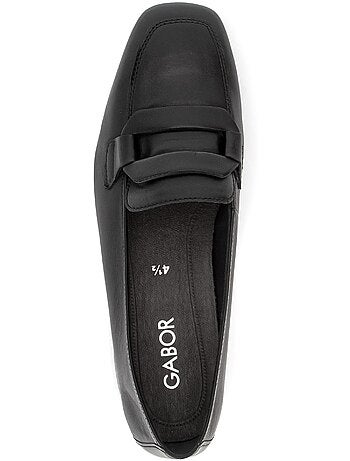 Mocassins en cuir lisse