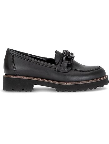 Mocassins en cuir lisse