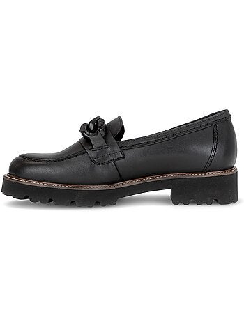 Mocassins en cuir lisse