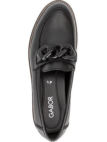 Mocassins en cuir lisse