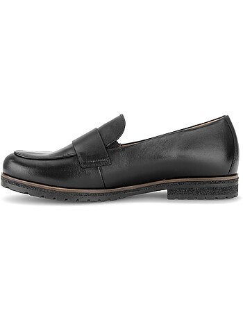 Mocassins en cuir lisse